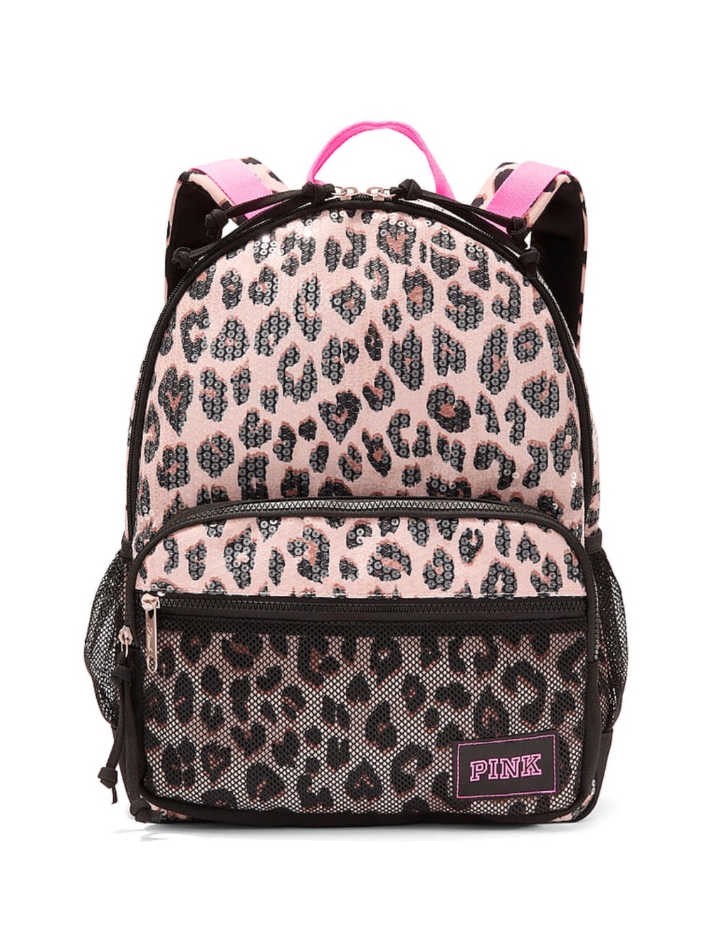 PINK Victoria's Secret Sequin Leopard Backpack